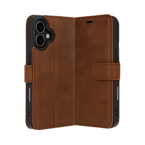 Mey İthalat®  Apple iPhone 17 Trend S Plus Kapaklı Kılıf - Taba