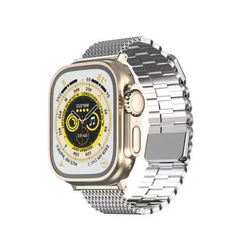 Mey İthalat®  Apple Watch 38mm Ascend Metal Kordon - Gümüş