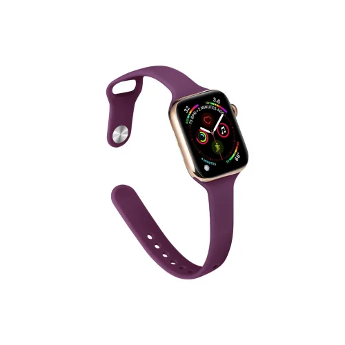 Mey İthalat®  Apple Watch 38mm Klasik Kordon - Mürdüm