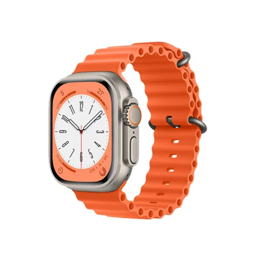 Mey İthalat®  Apple Watch 38mm Ocean Kordon - Turuncu