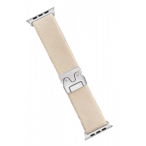 Mey İthalat®  Apple Watch 42mm Forest Kumaş Kordon - Krem