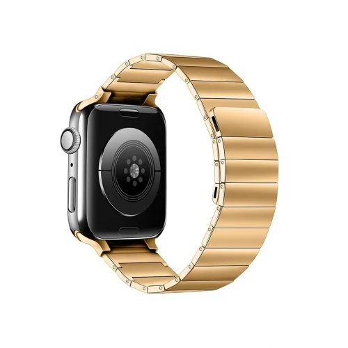 Mey İthalat®  Apple Watch 42mm KR404 Huks Kordon - Gold