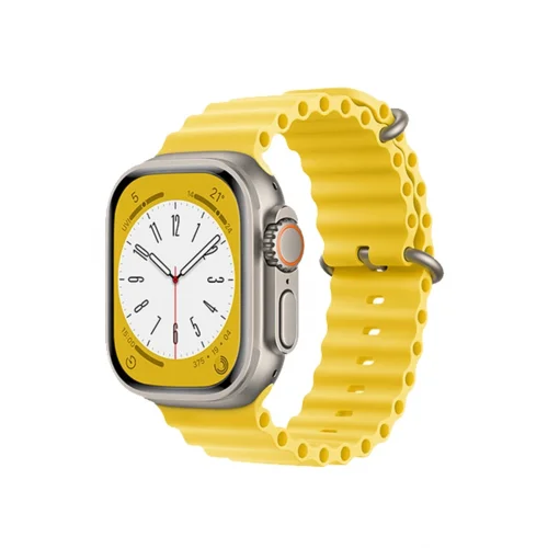 Mey İthalat®  Apple Watch 42mm Ocean Kordon - Sarı