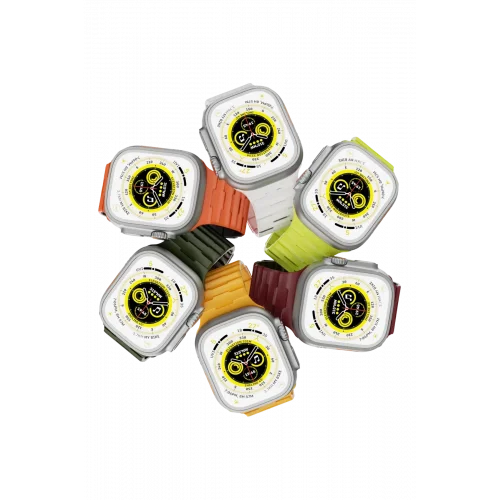 Mey İthalat®  Apple Watch Ultra 49mm Wowen Kordon - Bej