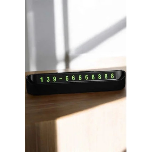 Mey İthalat® Araç İçi Numaratör Numaralık Torpido Üstü Açılır Kapanır Telefon Numarası Bırakma