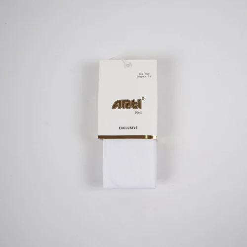 Mey İthalat®   Düz Külotlu Çorap 300183 Beyaz