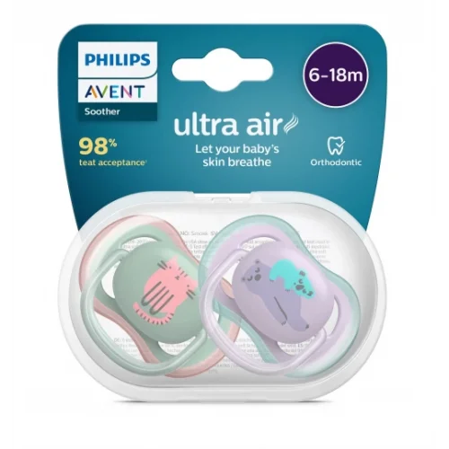 Mey İthalat®   Ultra Air Emzik 6-18 Ay Kız