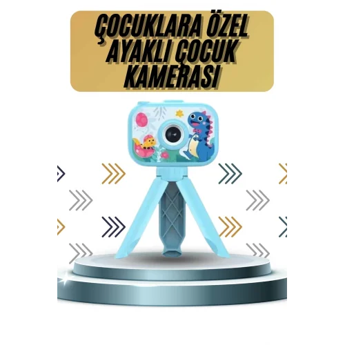 Mey İthalat® Ayaklı Çocuk Kamerası Tripodlu Mini 1080p Hd Çocuk Kamera