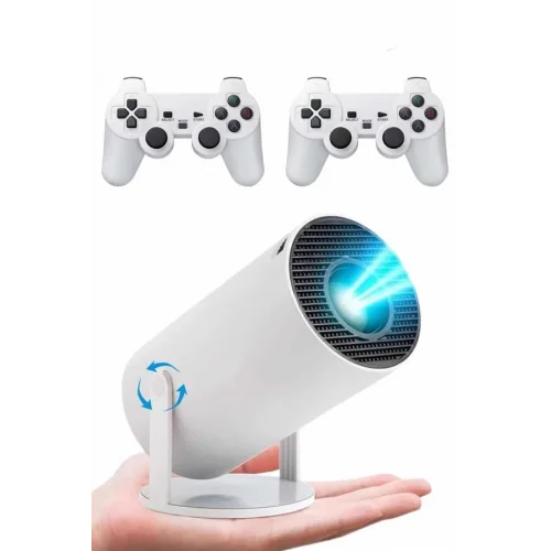 Mey İthalat® Ayaklı Oyun Projeksiyonu Çift Kollu Taşınabilir Sinema Projektörü