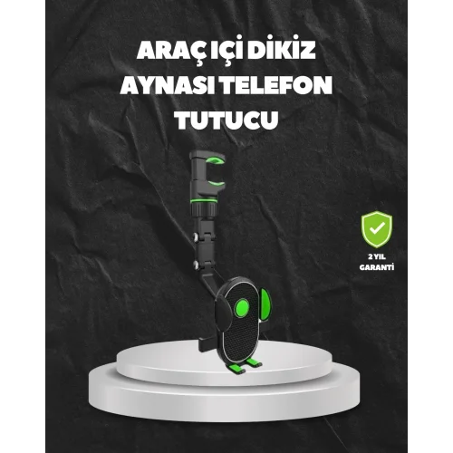 Mey İthalat® Ayarlanabilir Dikiz Aynası Telefon Tutucu Sağlam ve Şık Tasarım
