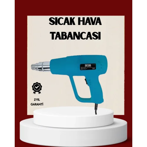 Mey İthalat® Ayarlanabilir Isı Tabancası Boya Sökme Lehim Isıtma