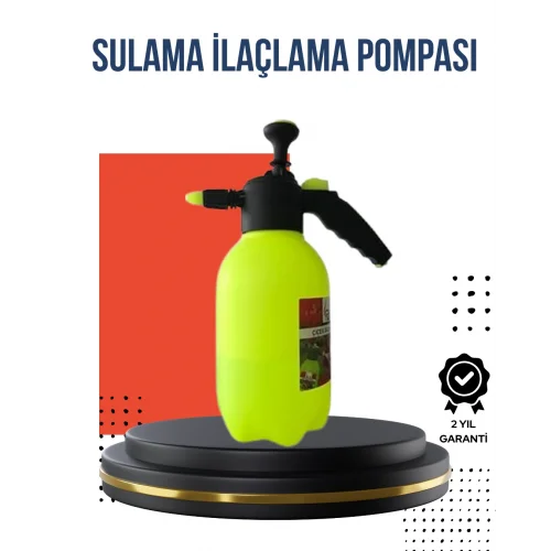 Mey İthalat® Ayarlı Nozullu 2L Basınçlı El Püskürtücü Jant Cam Temizlik Cila İçin