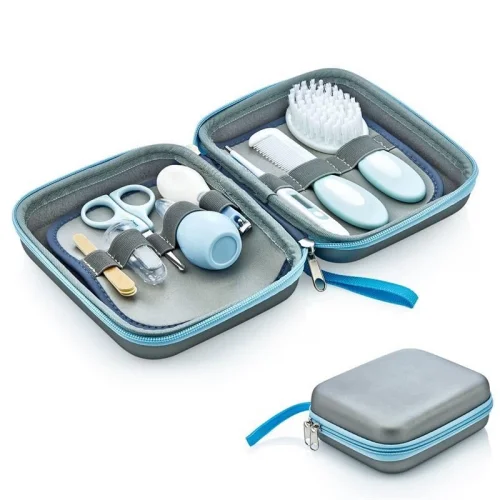 Mey İthalat®  Bebek Bakım Seti 9 Parça 363 Mavi