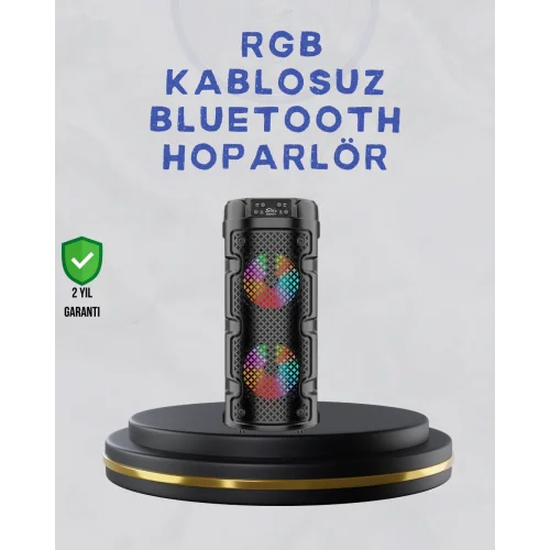Mey İthalat® Bluetooth 5.0 Destekli Yüksek Ses Kaliteli Hoparlör