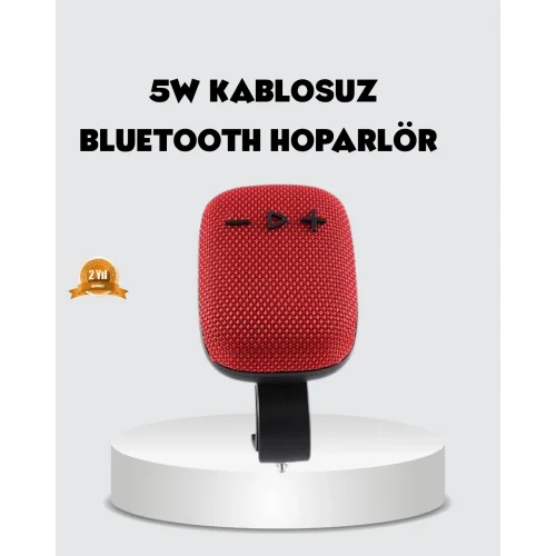 Mey İthalat® Bluetooth 5.1 Kablosuz Hoparlör – Güçlü Bas, FM Radyo ve Çoklu Giriş Destekli