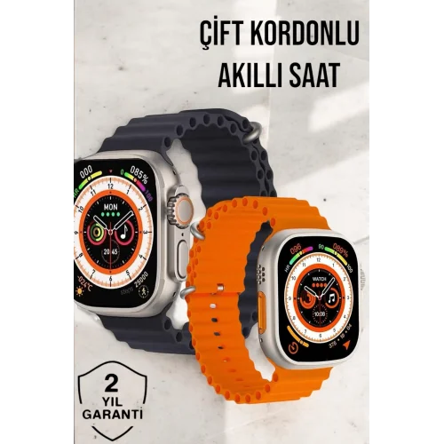 Mey İthalat® Bluetooth Bağlantılı Nabız, Kan Basıncı, Oksijen Ölçer Akıllı Saat