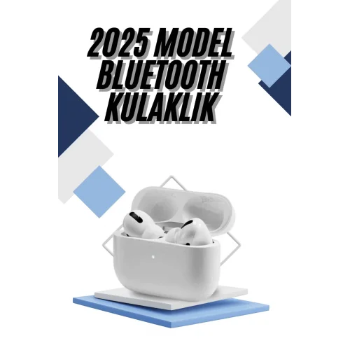 Mey İthalat® Bluetooth Kulaklık Kulak İçi Silikonlu Stereo Yüksek Ses Kaliteli Dokunmatik