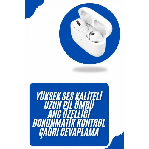 Mey İthalat® Bluetooth Kulaklık Kulak İçi Silikonlu Stereo Yüksek Ses Kaliteli Dokunmatik