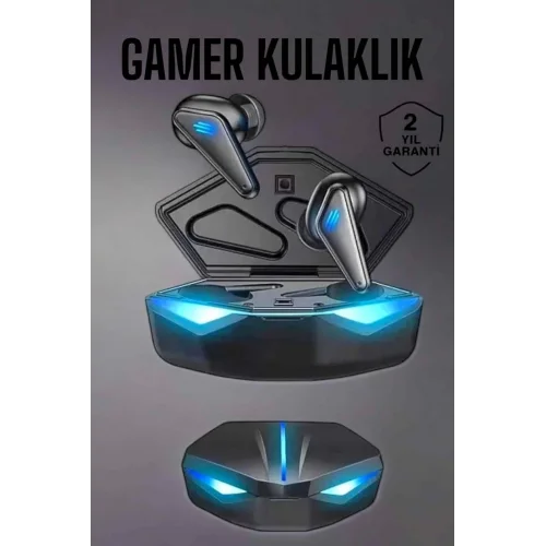 Mey İthalat® Bluetooth Oyuncu Kulaklığı Led Işıklı Kablosuz ANC Özelliği