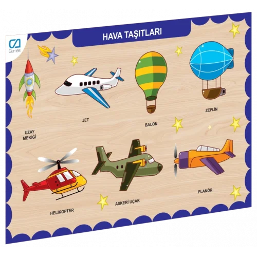 Mey İthalat® CAAHS-3202  AHŞAP HAVA TAŞITLARI BUL-TAK