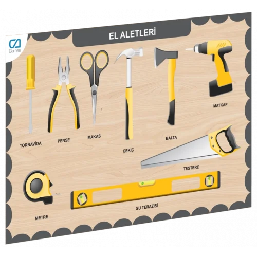 Mey İthalat® CAAHS-3210 AHŞAP EL ALETLERİ BUL-TAK