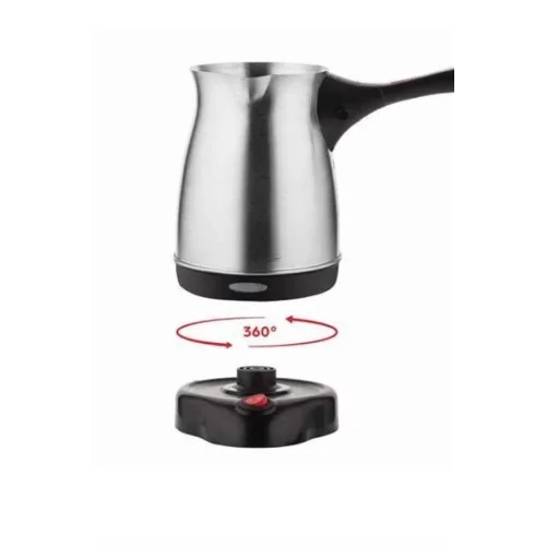 Mey İthalat® Çelik Kahve Makinesi Cezve 800 Watt Paslanmaz Çelik Türk Kahvesi Makinesi