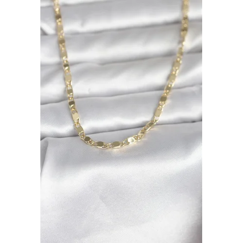 Mey İthalat® CM 14K Gold Renk Arpa Model 45 cm Kadın Kolye