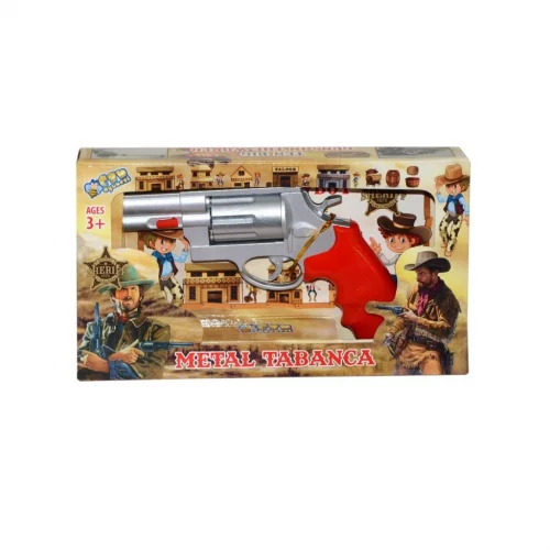 Mey İthalat® CN2002 Metal Kovboy Tabancası- Halit Can Oyuncak