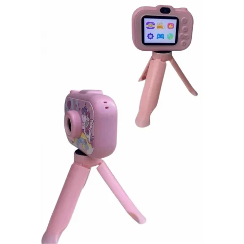 Mey İthalat® Çocuk Için Eğitici Video Kamera Ayaklı Mini Fotoğraf Makinesi