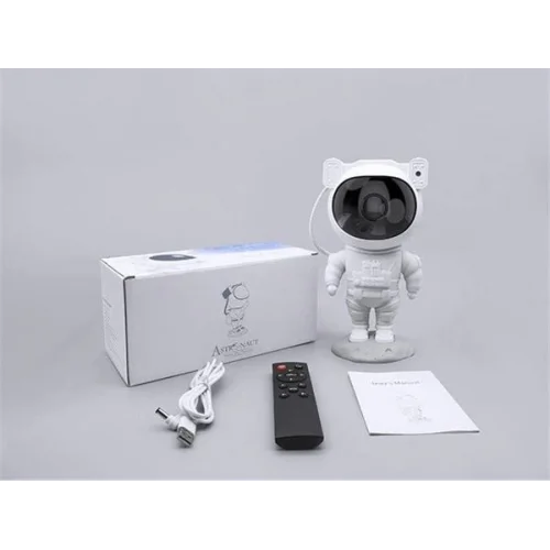 Mey İthalat® Çocuklara Özel Projeksiyon Astronot Lamba Speaker Sevimli