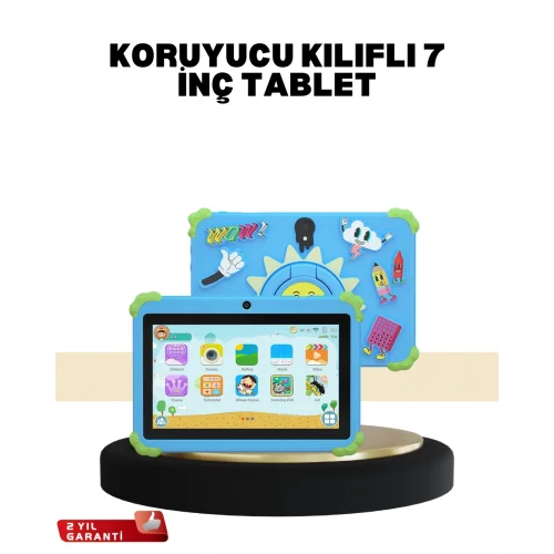 Mey İthalat® Çok Amaçlı 7 İnç Tablet Video Oyun ve Eğitim İçin İdeal