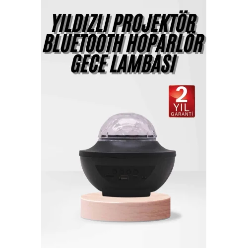 Mey İthalat® Çok Renkli Projektör Lamba Disko Topu Gece Lambası Kablosuz