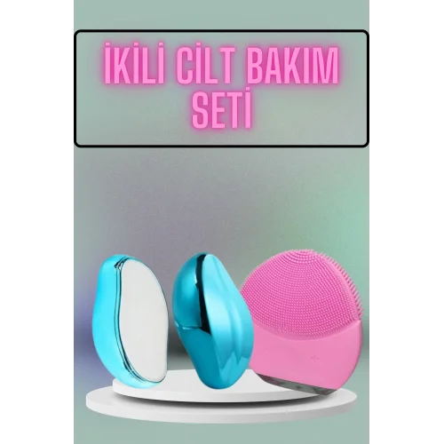 Mey İthalat® Crystal Eraser Epilasyon Aleti ve Titreşimli Yüz Temizleme Masaj Aleti