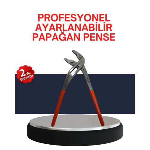 Mey İthalat® Dayanıklı Çelik Papağan Pense Ergonomik Yalıtımlı Sap
