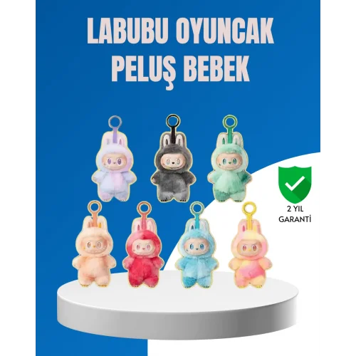 Mey İthalat® Dekoratif Labubu Karakter Figürü – Kaliteli Peluş Malzeme