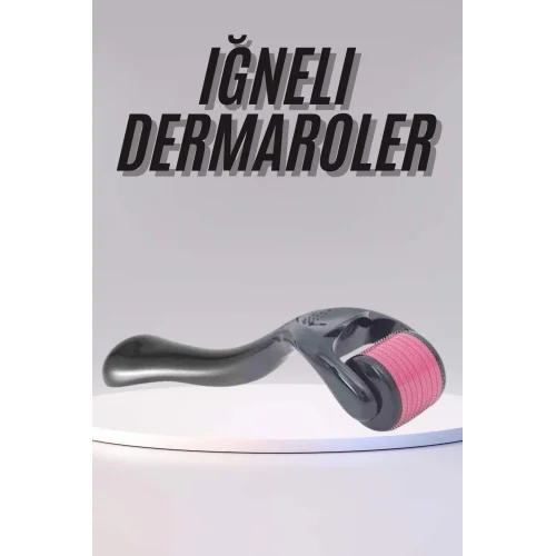 Mey İthalat® Derma Roller Titanyum Uçlu 540 Iğneli 1 Mm Iğne