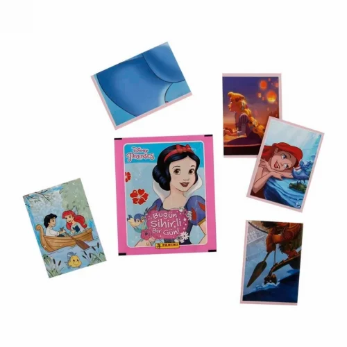 Mey İthalat®  Princess Çıkartma Kartları
