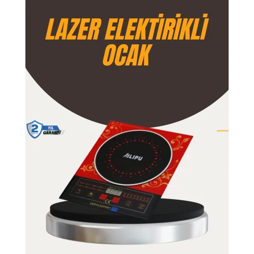 Mey İthalat® Dokunmatik Kontrollü 2400W Indüksiyon Ocak Zaman Ayarlı