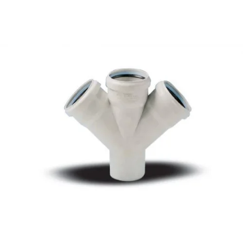 Mey İthalat® Ege Yıldız 110X110X110 Pvc Çift Çatal  3,2 mm