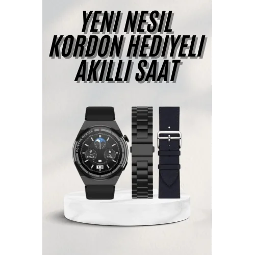 Mey İthalat® En Çok Tercih Edilen Akıllı Saat Amoled Ekran Nabız Sensörü GPS Uyumlu Adımsayar