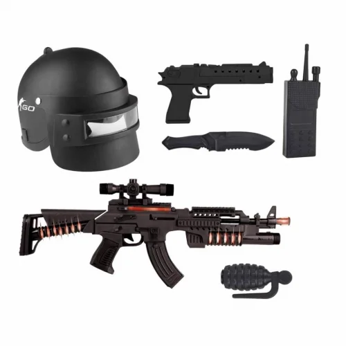 Mey İthalat® Erdem Sesli ve Işıklı CS GO Askeri Oyun Seti ER-120M