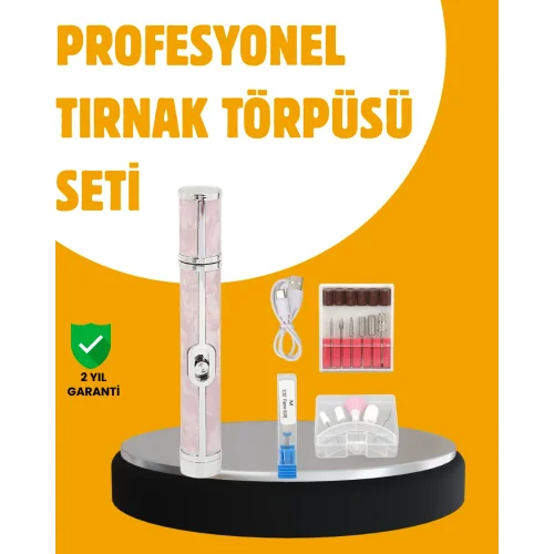 Mey İthalat® Ergonomik Saplı 20.000 RPM Hız Kontrollü Manikür Pedikür Makinesi
