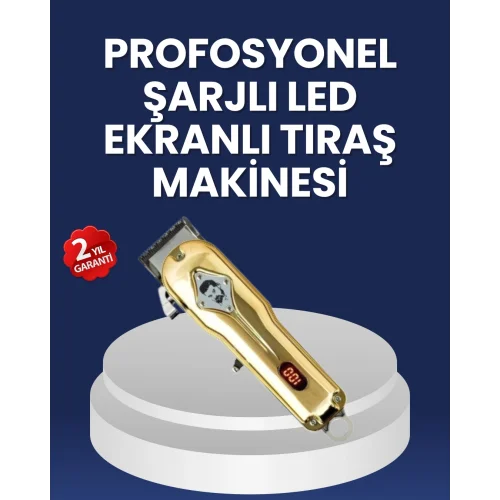 Mey İthalat® Ergonomik Tasarımlı, Hafif ve Taşınabilir Profesyonel Tıraş Makinesi