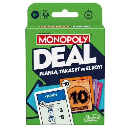 Mey İthalat® G0351 Monopoly Deal Kart Oyunu