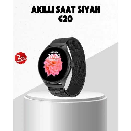 Mey İthalat® G20 Mini Akıllı Saat – iPhone & Android Uyumlu, Adım Sayar ve Uyku Takipli