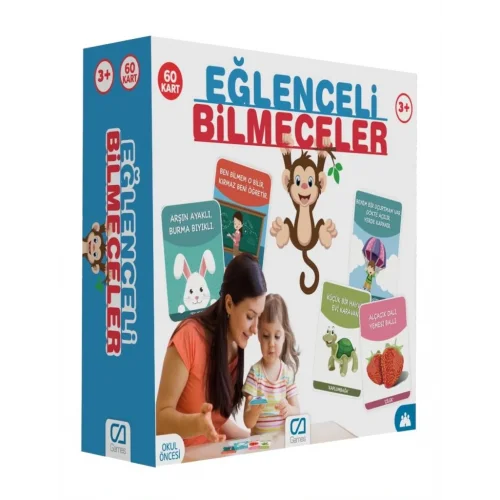 Mey İthalat® Games Eğlenceli Bilmeceler 60 Kart 5103