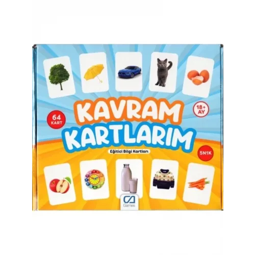 Mey İthalat® Games Kavram Kartlarım 64 Kart 5175