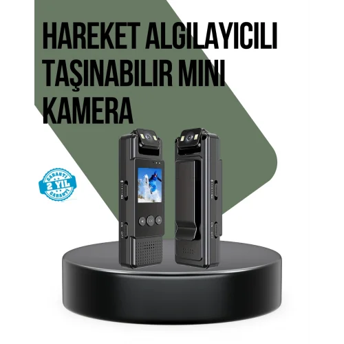 Mey İthalat® Gece Görüşlü Döngüsel Kayıt Destekli Mini Kamera