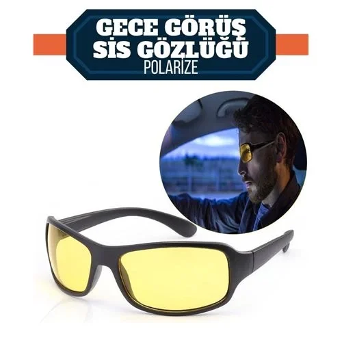 Mey İthalat® Gece Sürüş ve Sis Gözlüğü