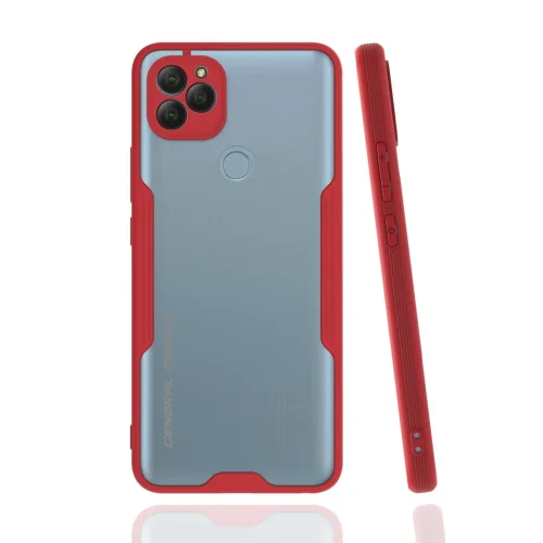 Mey İthalat®  General Mobile GM 22 Kılıf Platin Silikon - Kırmızı